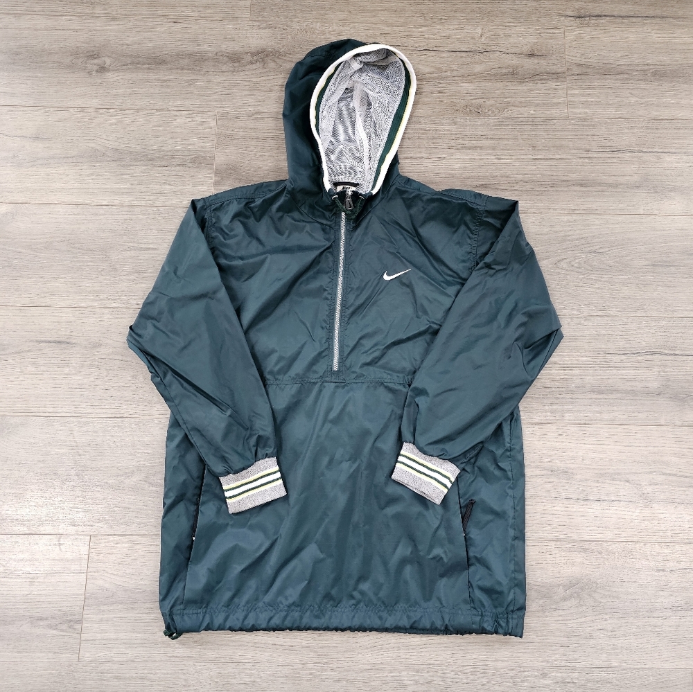 Vintage Nike 1/4 Zip Windbreaker Jacket Womens Size Large